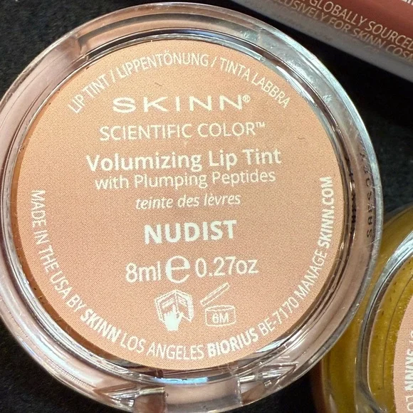 SKINN Lip Tint Duo- “Nudist & “Happy Hour” and Velvet Lip “Soft Rose” NEW/SEALED - Picture 6 of 11
